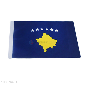 China wholesale Kosovo country flags hand flag for decoration