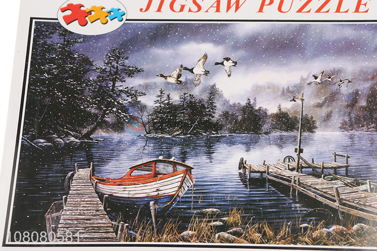 Factory price creative paper puzzles adult educational puzzles