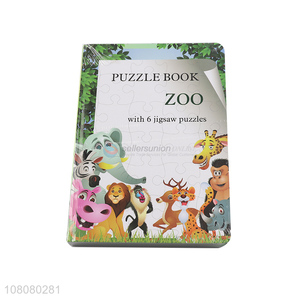 Factory price funny paper puzzles book for children