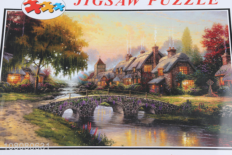 Low price wholesale creative paper DIY educational jigsaw puzzles