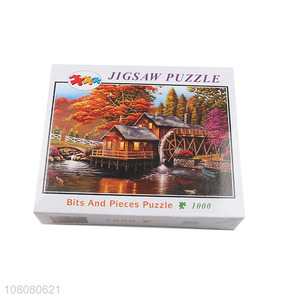 New arrival educational puzzles DIY paper puzzles set