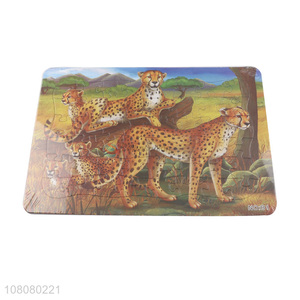 High quality cartoon animal jigsaw puzzle for children