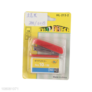 Good quality heavy duty 15 sheet capacity 10# stapler and staples set