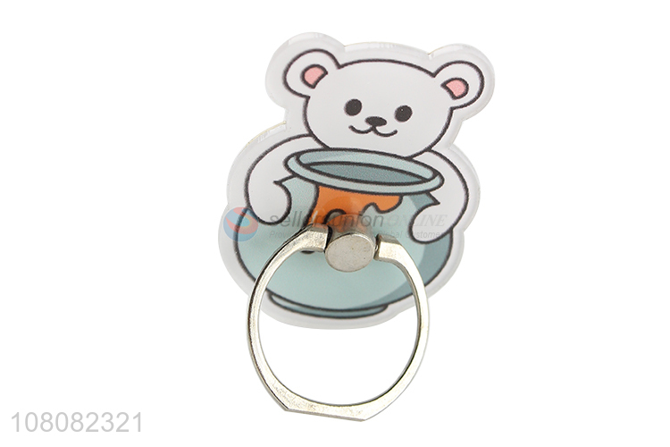 Cute design cartoon acrylic cellphone ring stand holder