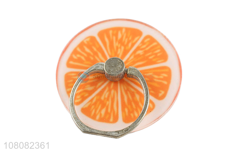 Best price orange shape mobile phone accessories ring stand holder