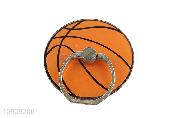 Yiwu factory basketball shape ring stand holder for cellphone