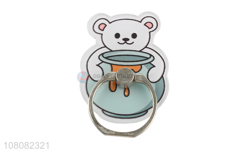 Cute design cartoon acrylic cellphone ring stand holder