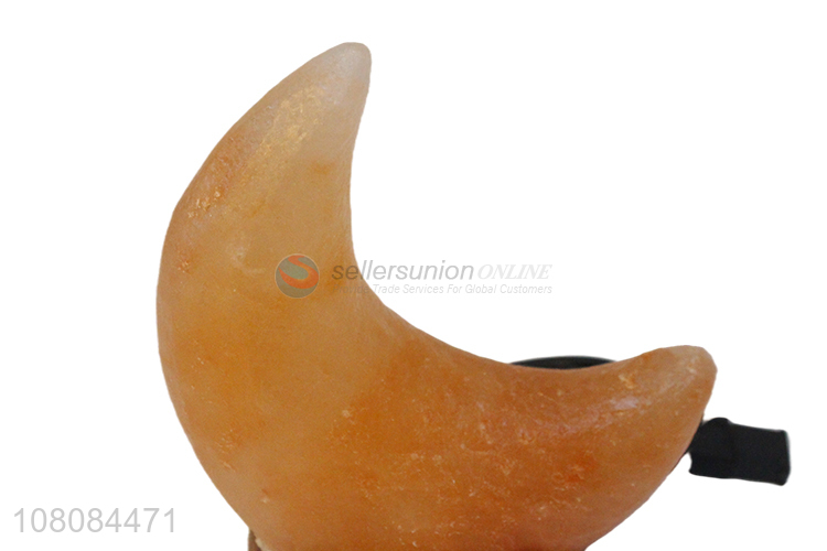 Good wholesale price USB moon salt stone lamp bedroom night light