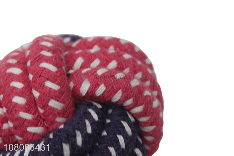 Good price cotton rope ball chew training toys wholesale