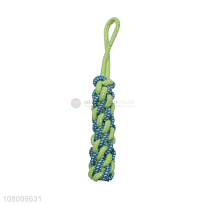 Top quality pets dogs chew training toys with cotton rope