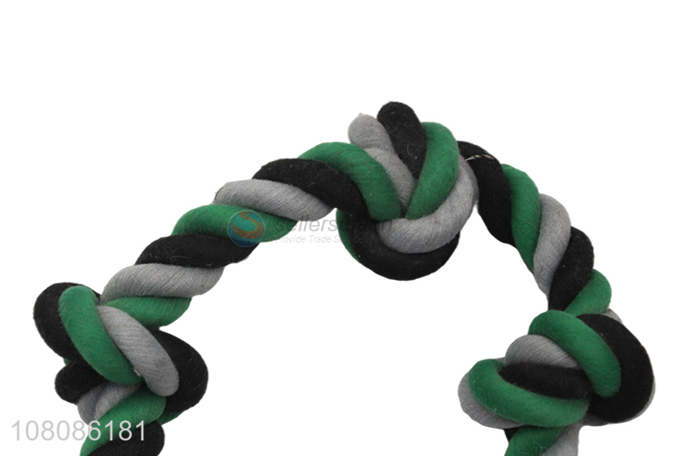 New arrival cotton rope chew training toys for pets dogs