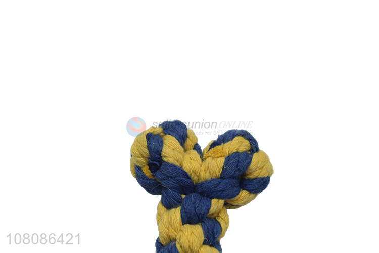 Best selling soft tooth cleaning cotton rope chew toys