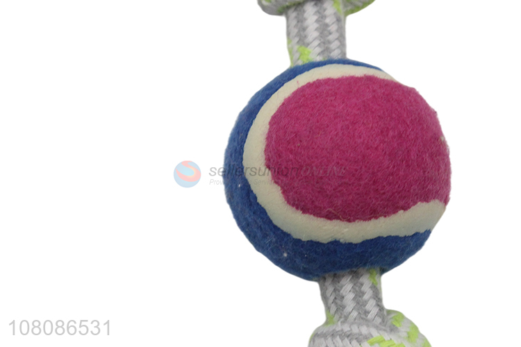 Best price cotton rope pets training chew toys for cleaning