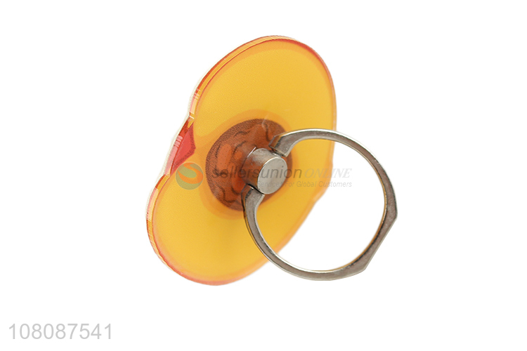 High quality universal peach cell phone finger ring stand