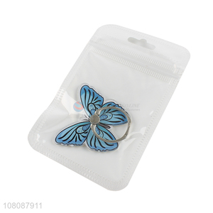 Hot selling durable butterfly acrylic cell phone ring holder