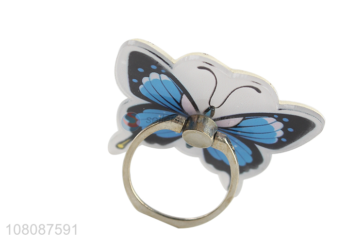 New hot sale butterfly acrylic cell phone ring holder stand