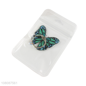 China manufacturer butterfly mobile phone ring holder stand