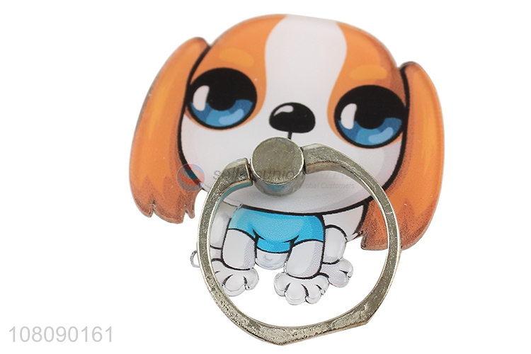 Best selling dog metal finger ring mobile phone holder