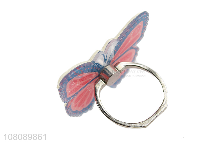 Good quality butterfly finger ring portable mobile phone holder