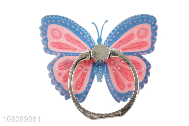 Good quality butterfly finger ring portable mobile phone holder