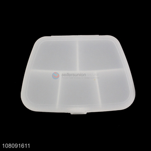 Factory direct sale 5compartment plastic pill storage box