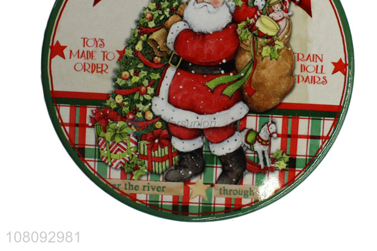 High quality insulated Christmas ceramic coffee coaster with cork back