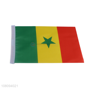 Factory supply double-sided Polyester Senegal national flag