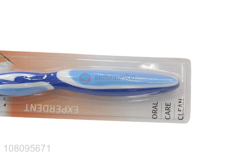 Good selling plastic handle adult soft toothbrush