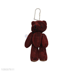 Yiwu wholesale red bear children polyester animal toy