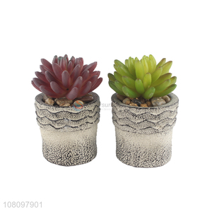 Good Sale Artificial Succulents Decorative Simulation Bonsai