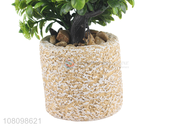 Hot Selling Home Decoration Simulation Bonsai Artificial Potted Plant