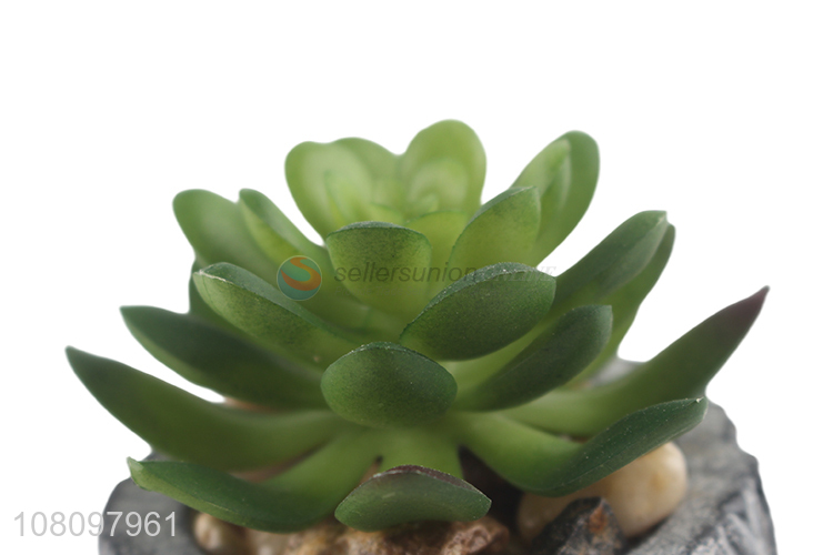 Top Quality Lifelike Artificial Succulents Simulation Potted Plant