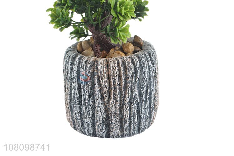 Popular Room Decoration Simulation Trees Bonsai Artificial Potted Plant