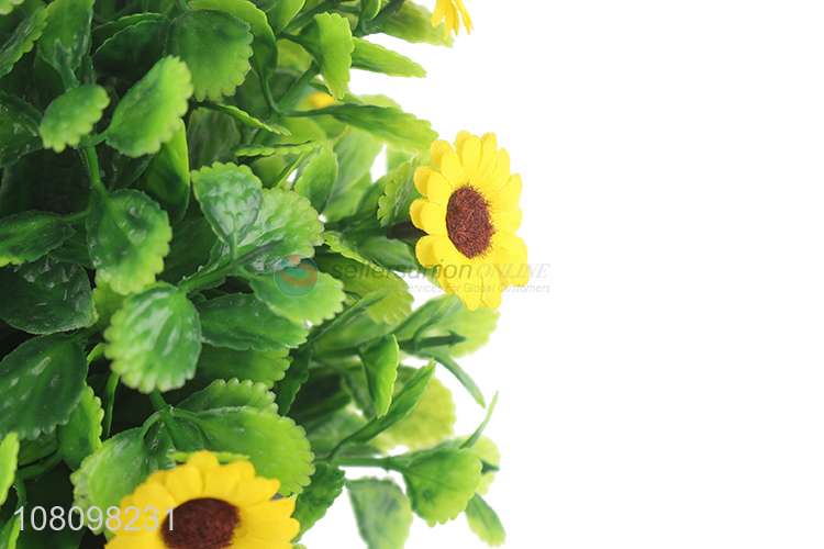 Newest Resin Simulation Potted Plant Decorative Artificial Flower