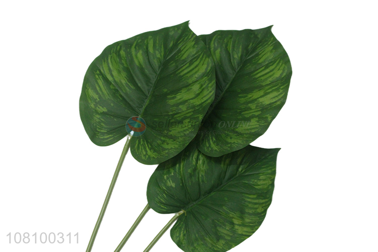 Hot selling green leaves simulation plants wholesale