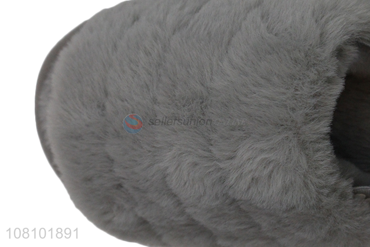 Latest design multicolor furry comfortable winter slippers