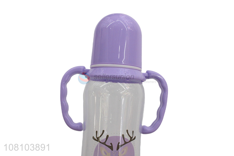 Wholesale Double-Handle Feeding Bottle Baby Milk Bottle