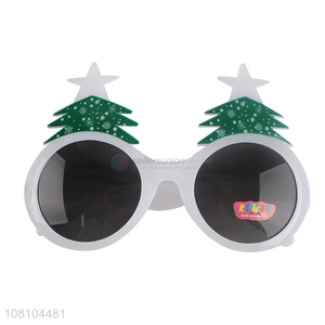 Yiwu market creative Christmas tree party sunglasses costume supplies