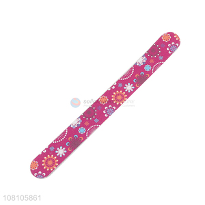 Low price flower pattern <em>nail</em> <em>file</em> <em>nail</em> tools for women