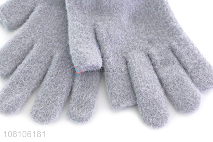 Yiwu market fleece lined gloves children thicken gloves