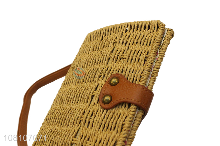 Wholesale Fashion Bag Handmade Ladies Shoulder Bag Straw Bag