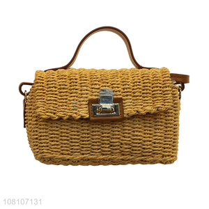 Fashion Style Handmade Straw Bag Summer Cross Body Bag