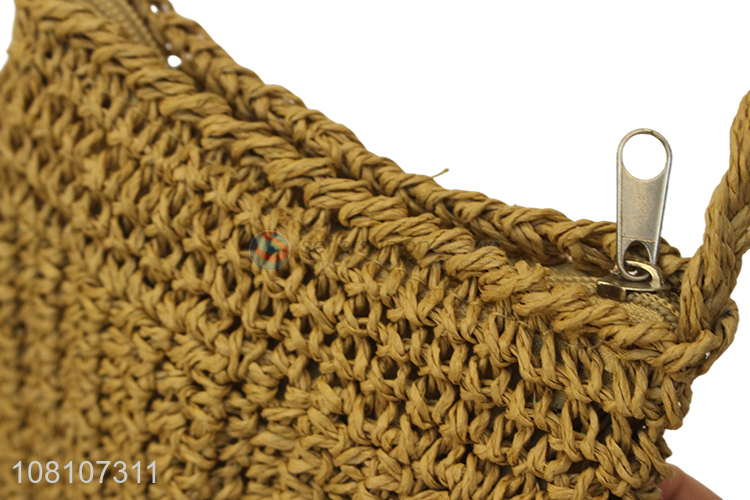 Good Quality Straw Weave Bag Holiday Beach Cross-Body Bag