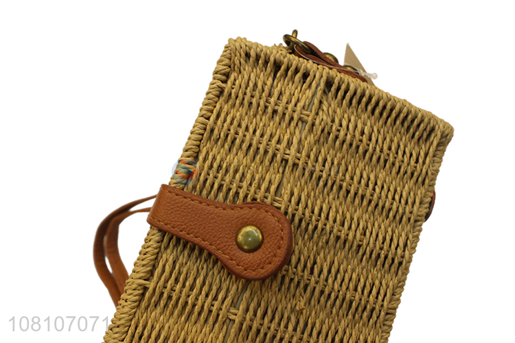 Wholesale Fashion Bag Handmade Ladies Shoulder Bag Straw Bag