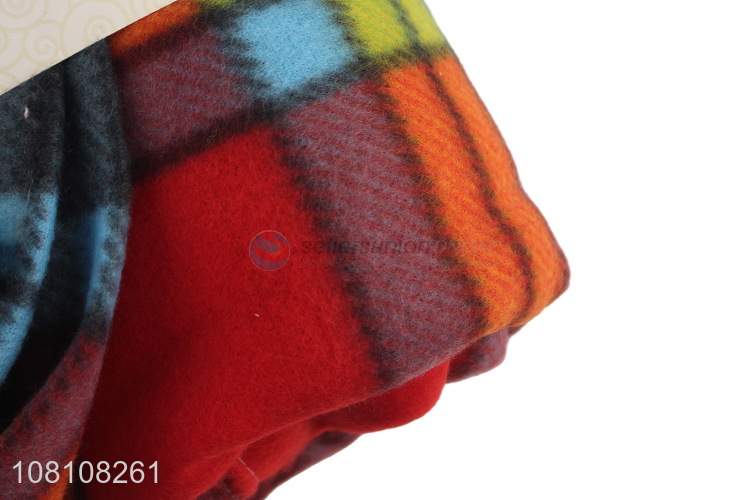 Popular products colourful warm berber fleece blanket for winter