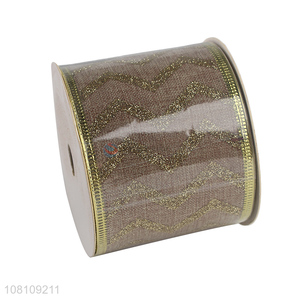 New hot sale Christmas <em>ribbon</em> for gift wrapping DIY <em>craft</em>