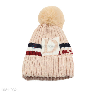 Top products warm winter knit hat beanies wholesale