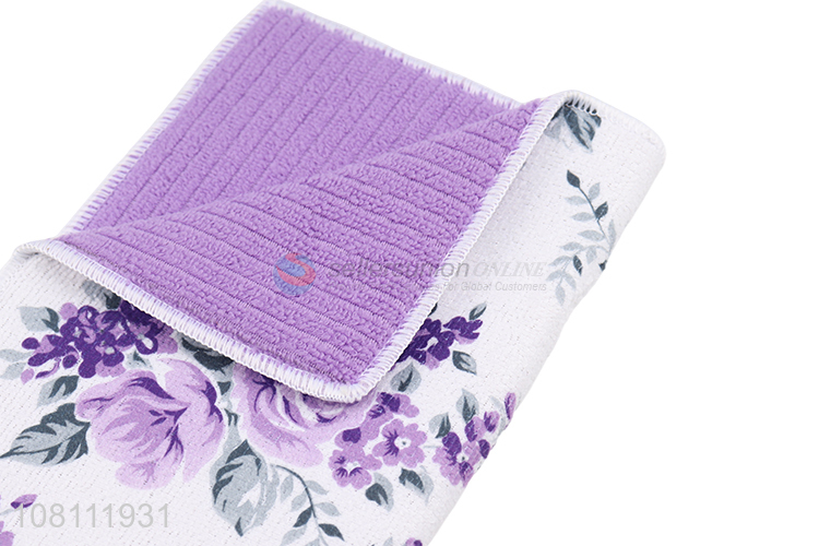 Low price kitchen polyester printed drying pad wholesale