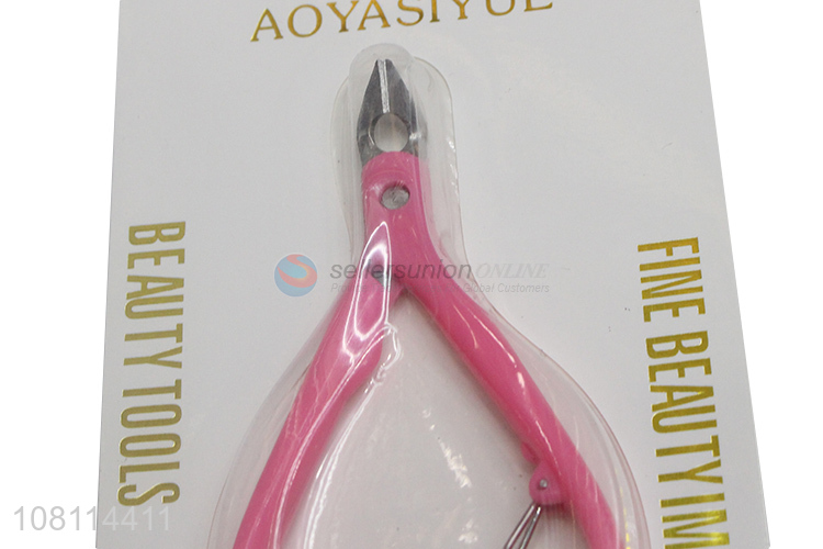 China wholesale plastic nail beauty tools cuticle nipper