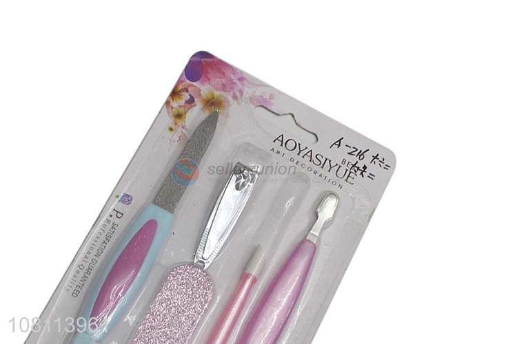 Good quality 5pieces personal care nail manicure set